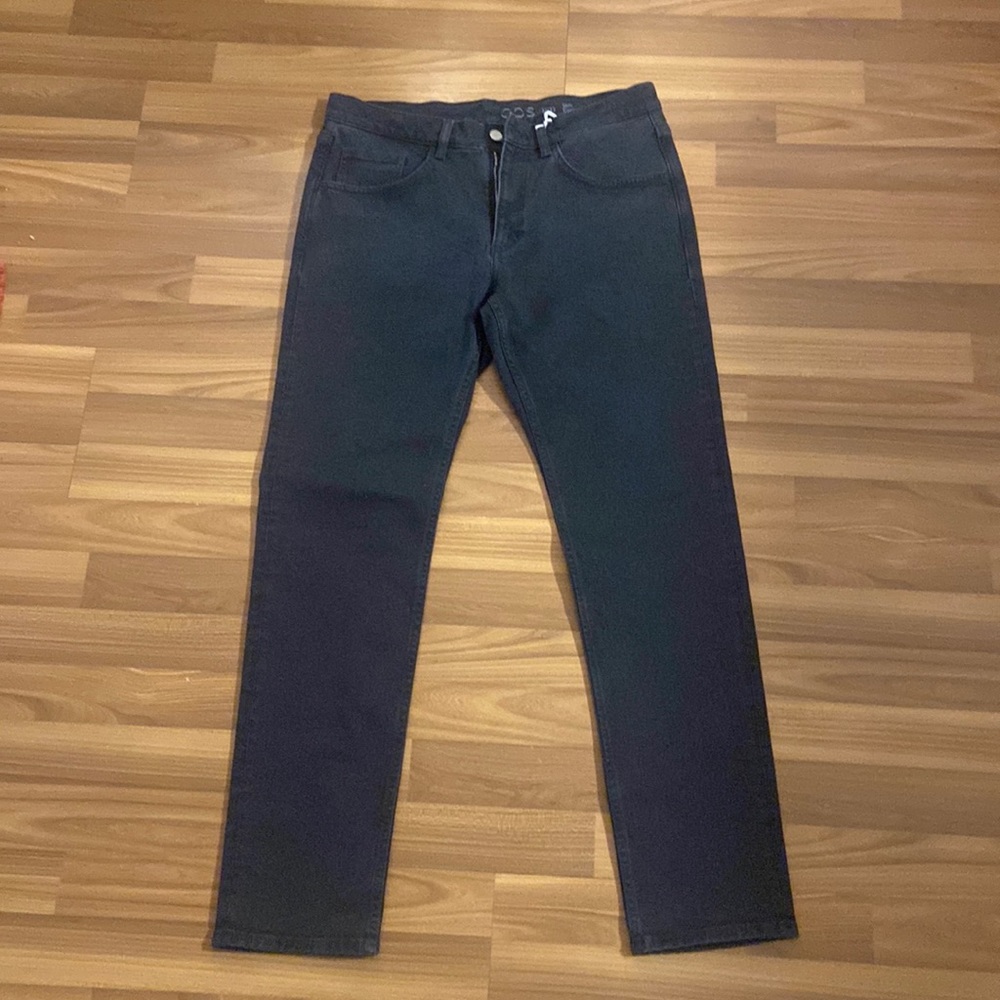 COS Black 32/32 Mid Rise Slim Jeans